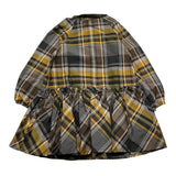 PICCOLA LUDO abit manica lunga fantasia scozzese Nero per Bambina BS6WB049 NERO PICCOLA LUDO 