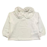 U+è BY MISS GRANT shirt tinta unita con colletto Bianco per Neonata UE1500 BIANCO U+è BY MISS GRANT 