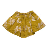 Zhoe & Tobiah Short Tinta Unita Con Fantasia Giallo Per Neonata