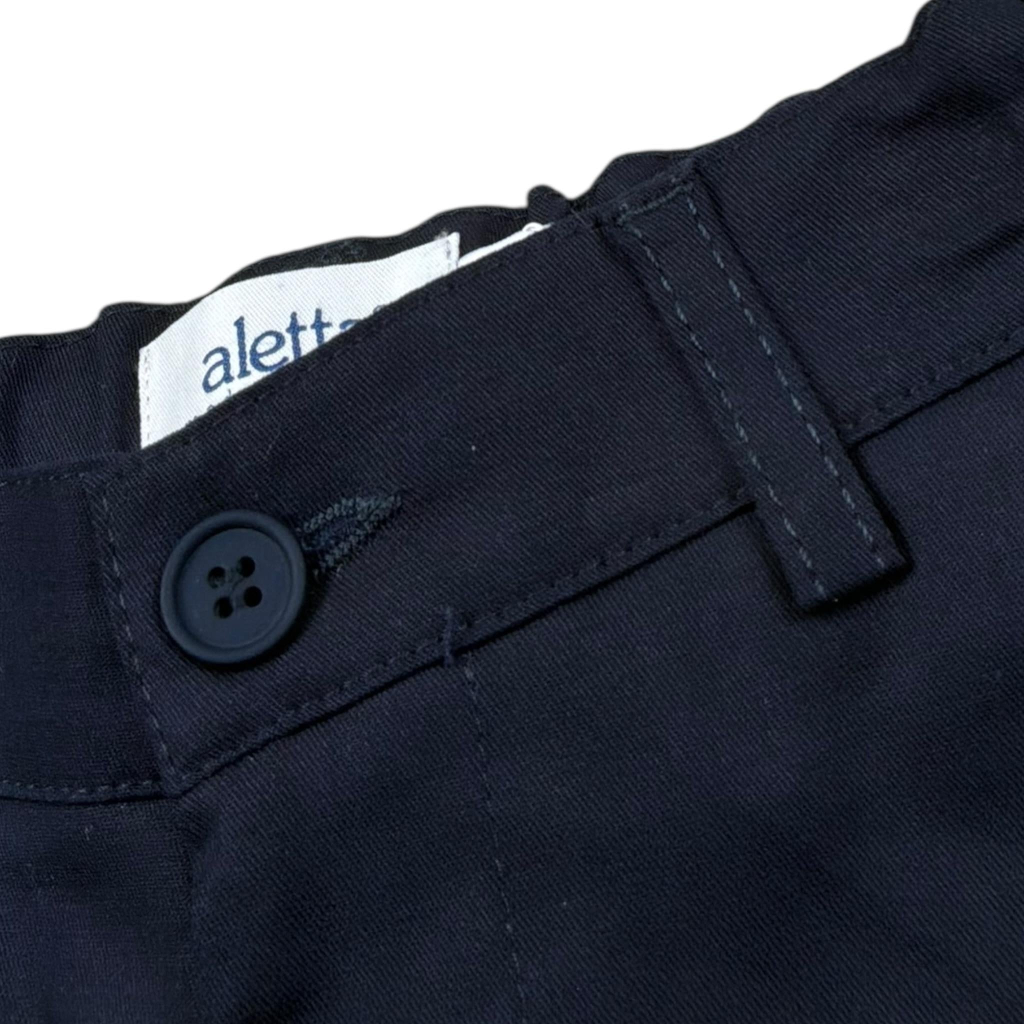 Aletta Bermuda Tinta Unita con Girovita Regolabile per Bambino M22044 BLU ALETTA 