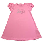 Liu Jo Abito Tinta Unita con Brillantini per Bambina KA5037X ROSA LIU JO 