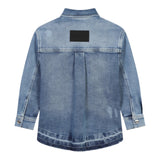 MARC JACOBS camicia in denim manica lunga tinta unita Azzurro per Bambino W60279 AZZURRO MARC JACOBS 