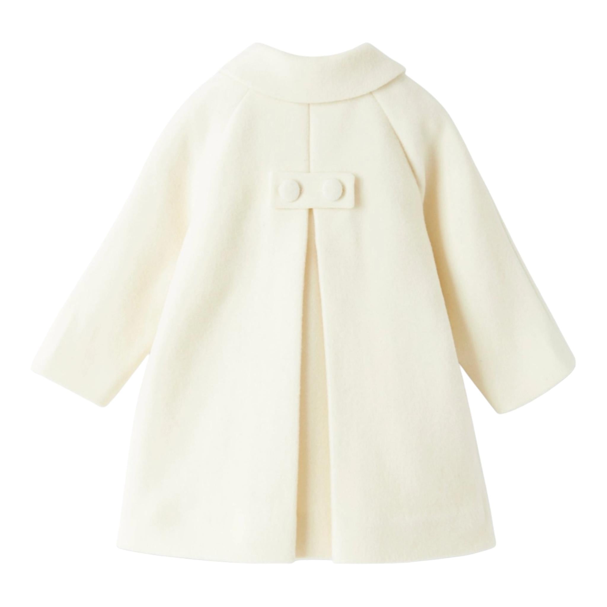 IL GUFO cappotto tinta unita con taschini Panna per Neonata A23GP245W0025 PANNA IL GUFO 