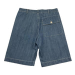 C.P. Company Bermuda Tinta Unita In Denim per Bambino CUQ00A BLU C.P. COMPANY 