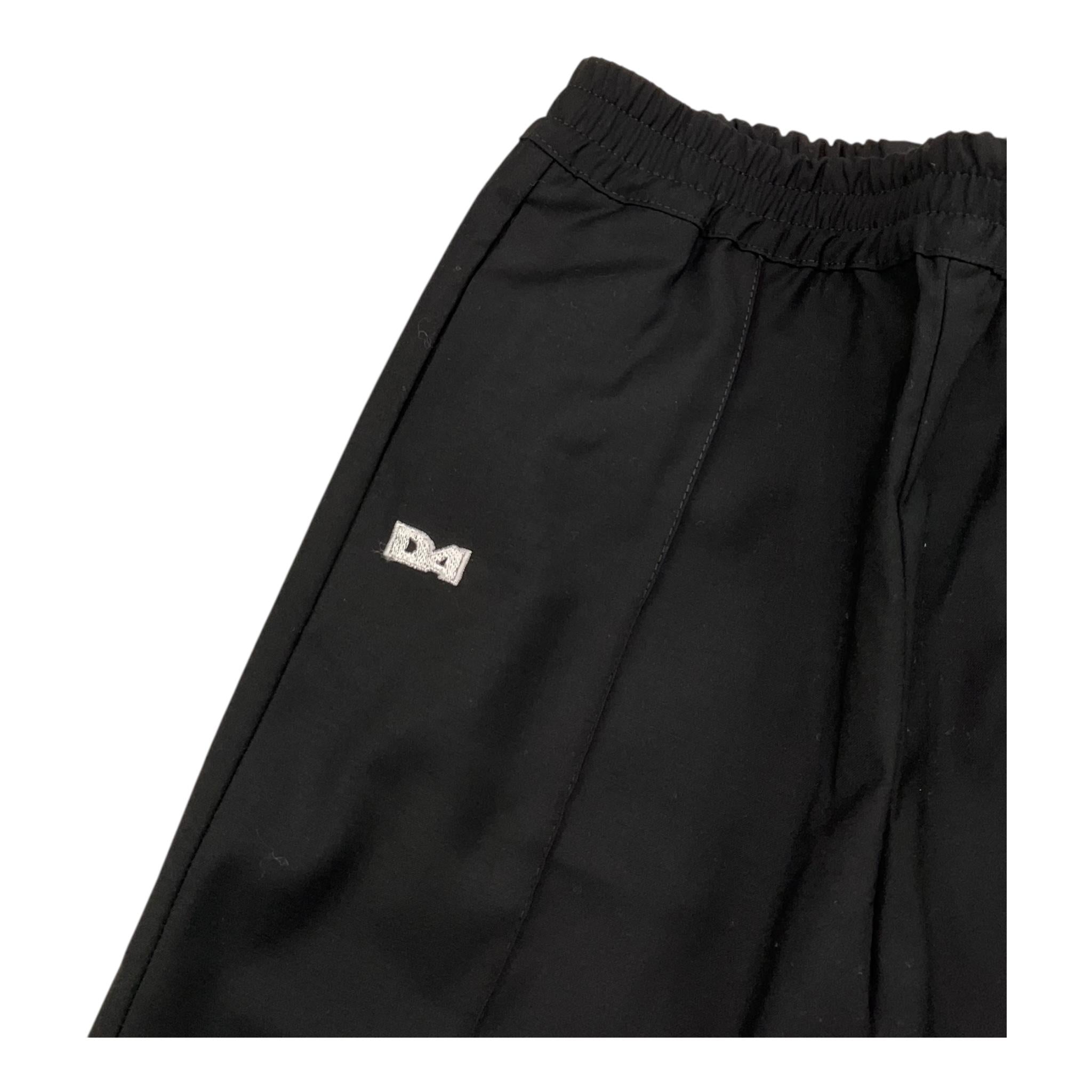 DANIELE ALESSANDRINI pantalone tinta unita con logo Nero per Bambino 1291P00043X NERO DANIELE ALESSANDRINI 