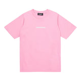 Dsquared2 T-Shirt Girocollo tinta unita con Stampa Rosa per Neonata DQ2853A ROSA DSQUARED2 