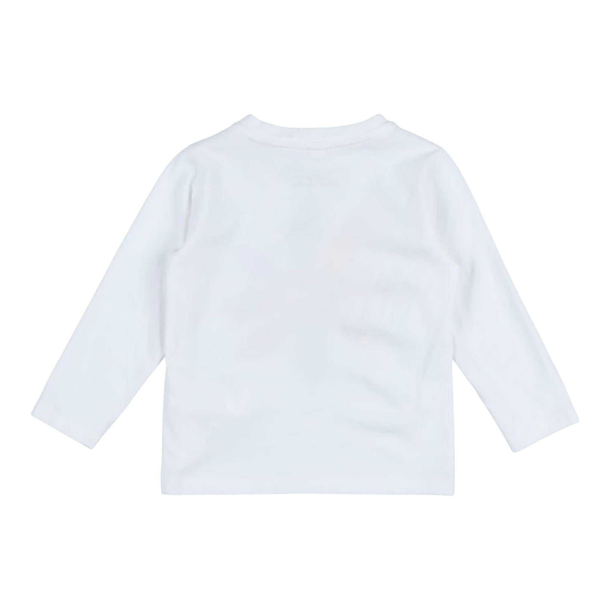 STELLA McCARTNEY shirt girocollo tinta unita con stampa in contrasto Bianco per Neonata TT8010 BIANCO STELLA McCARTNEY 