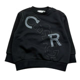 Iceberg Felpa Chiusa Girocollo Tinta Unita con Logo per Neonato MFICE5117B NERO ICEBERG 