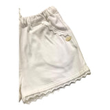 Tartine Et Chocolat Short Tinta Unita Con Elastico In Vita Bianco Per Neonata