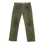 YES LONDON jeans tinta unita con strappi Verde per Bambino JEA0653 VERDE YES LONDON 