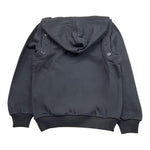 DANIELE ALESSANDRINI felpa tinta unita con cappuccio e stampa Nero per Bambino 1231F00034X NERO DANIELE ALESSANDRINI 