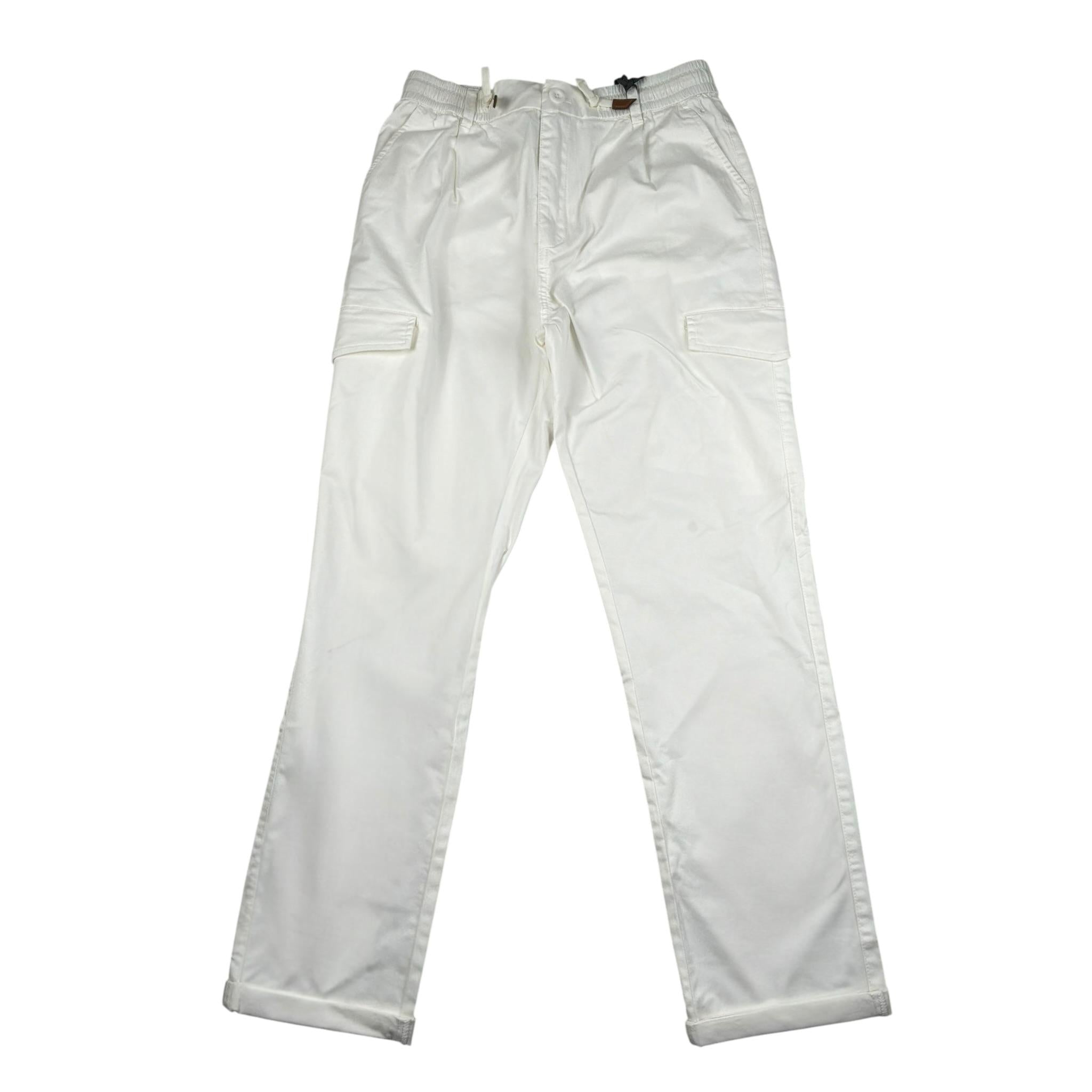 Jeckerson Pantalone Tinta Unita con Elastico In Vita per Bambino J3872 BIANCO JECKERSON 
