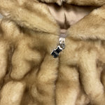 NANAN pelliccia tinta unita con zip e cappuccio Beige per Neonata I2454224BE BEIGE NANAN 