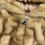 NANAN pelliccia tinta unita con zip e cappuccio Beige per Neonata I2454224BE BEIGE NANAN 