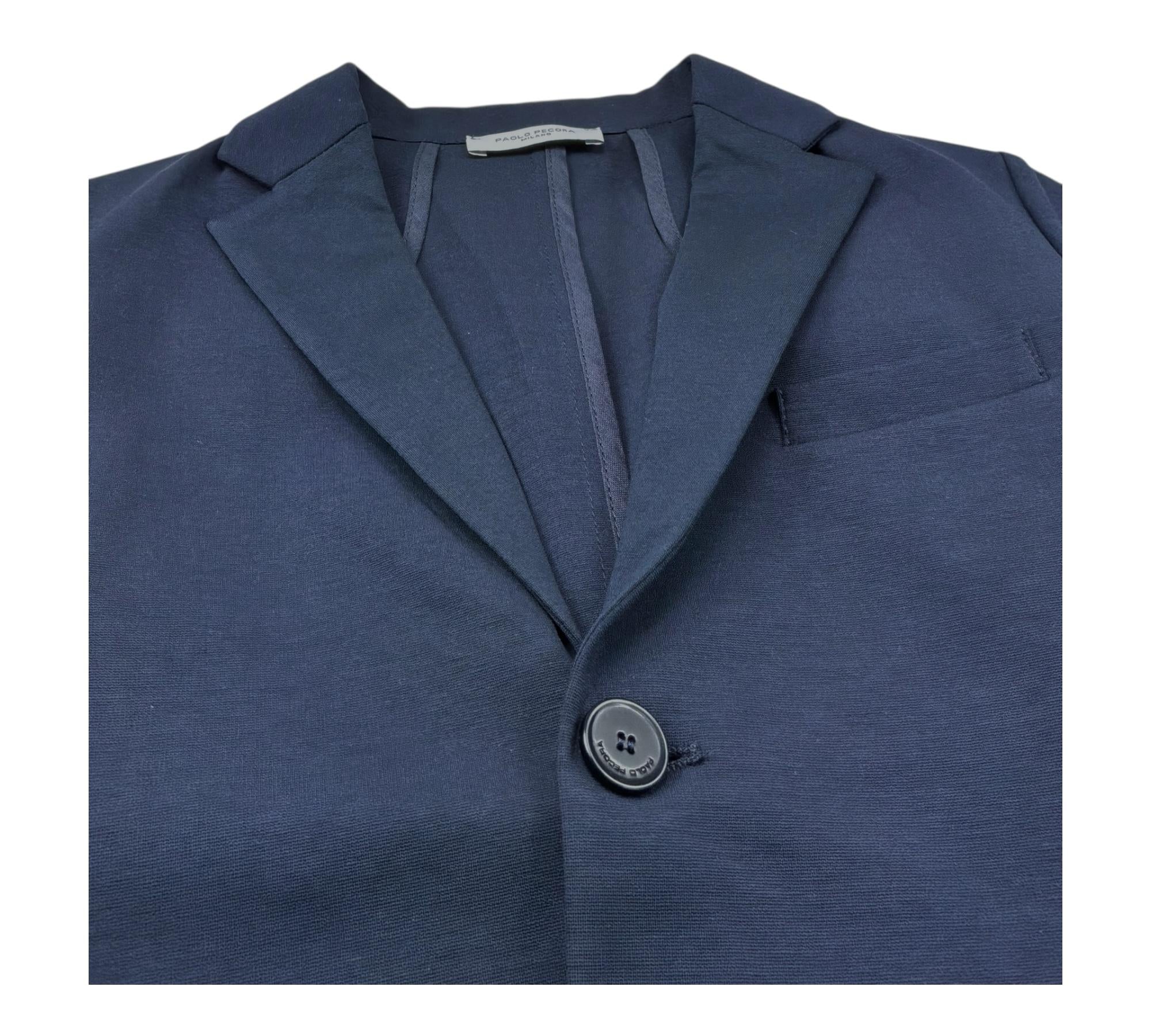 Paolo Pecora Giacca Tinta Unita per Bambino PP4200 BLU PAOLO PECORA 