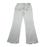 John Richmond Jeans tinta unita Modello Zampa Bianco per Bambina RGP24073JE BIANCO JOHN RICHMOND 
