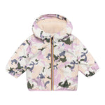 K-WAY giubbino sampa fantasia militare con cappuccio Panna per Neonata K6128PWA PANNA K-WAY 