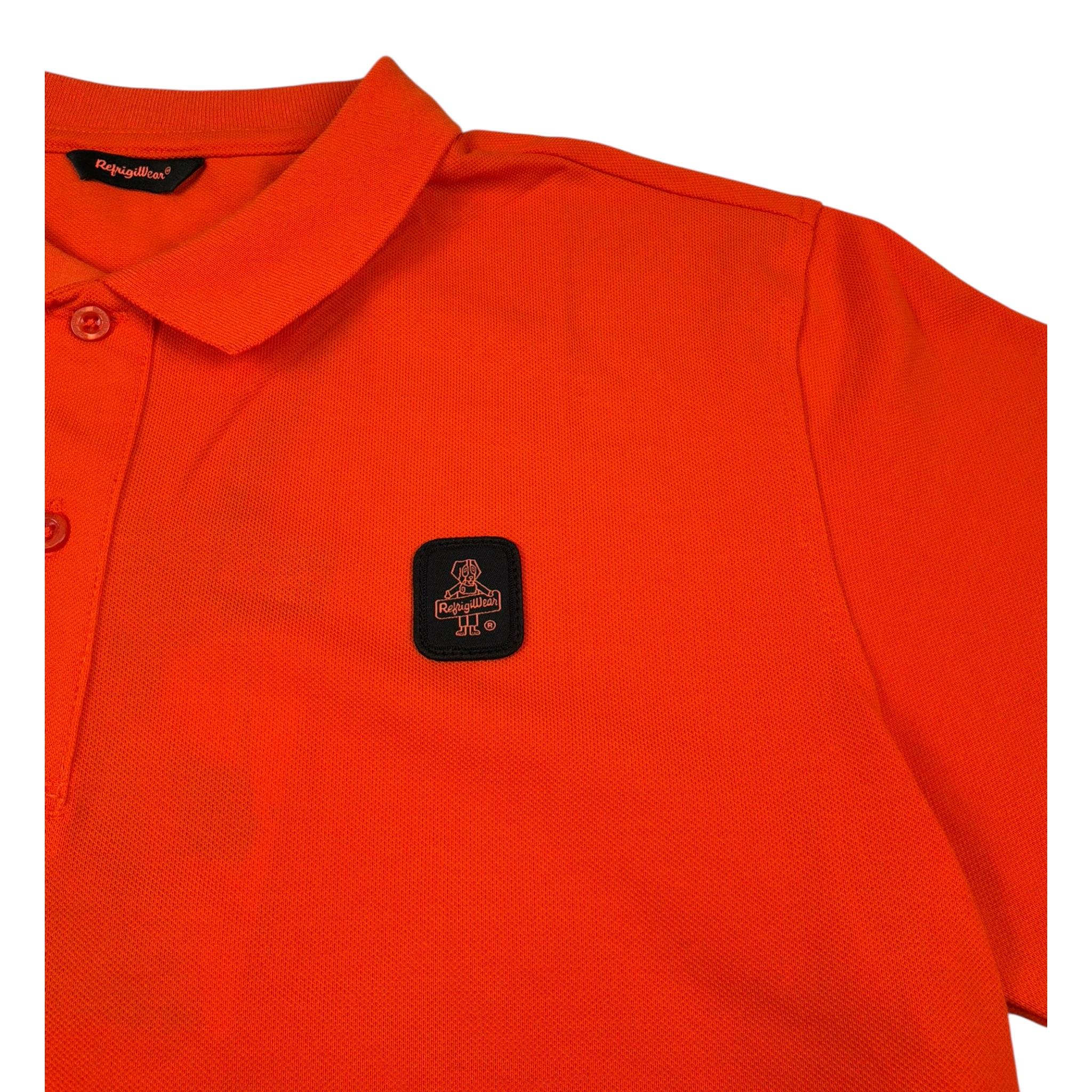 Refrigiwear Polo Mezza Manica Tinta Unita per Bambino 103TRMJS25 ARANCIONE REFRIGIWEAR 