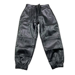 DIXIE pantalone in ecopelle tinta unita Nero per Bambina PHT3200G67 NERO DIXIE 