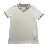 Eleventy Polo Mezza Manica con Colletto In Contrasto per Bambino EU8P01 BIANCO ELEVENTY 