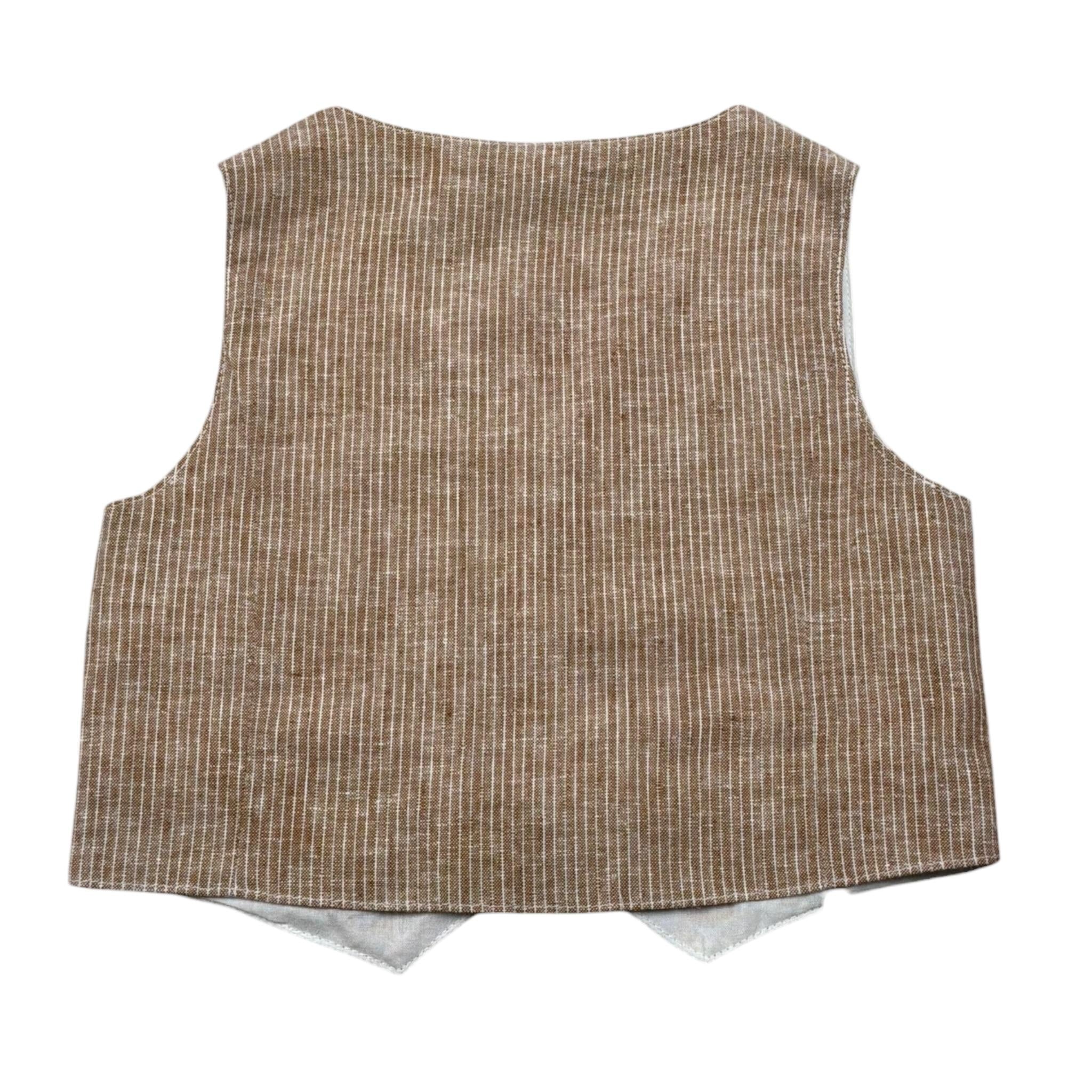 Please Gilet Tinta Unita  per Neonato JH02301B73 MARRONE PLEASE 