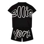 Marc Ellis Completo 2 Pezzi T-Shirt-Short per Bambina JMJCM01236 NERO MARC ELLIS 