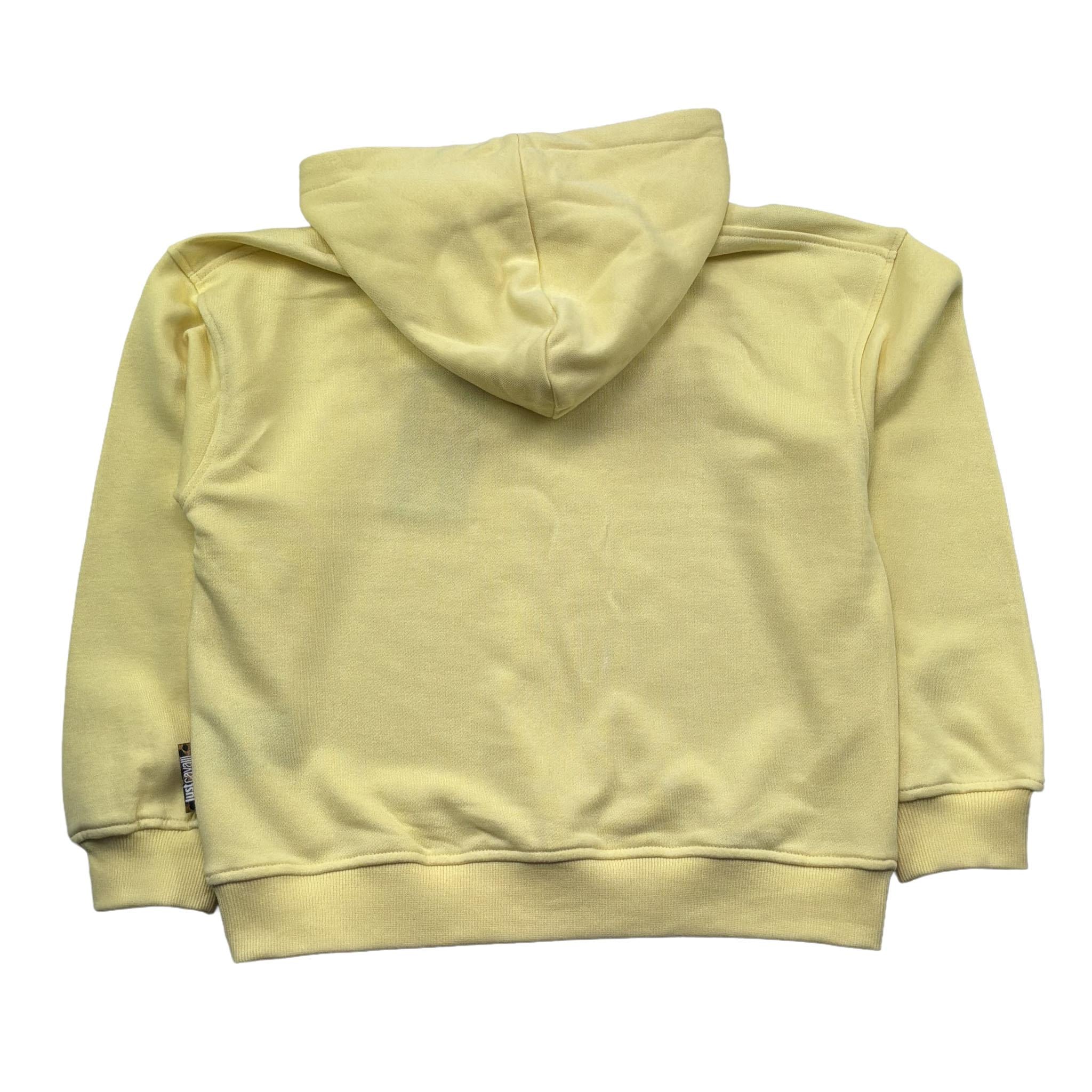 Just Cavalli Felpa Chiusa Girocollo Tinta Unita con Logo per Bambino JGP26013FE GIALLO JUST CAVALLI 
