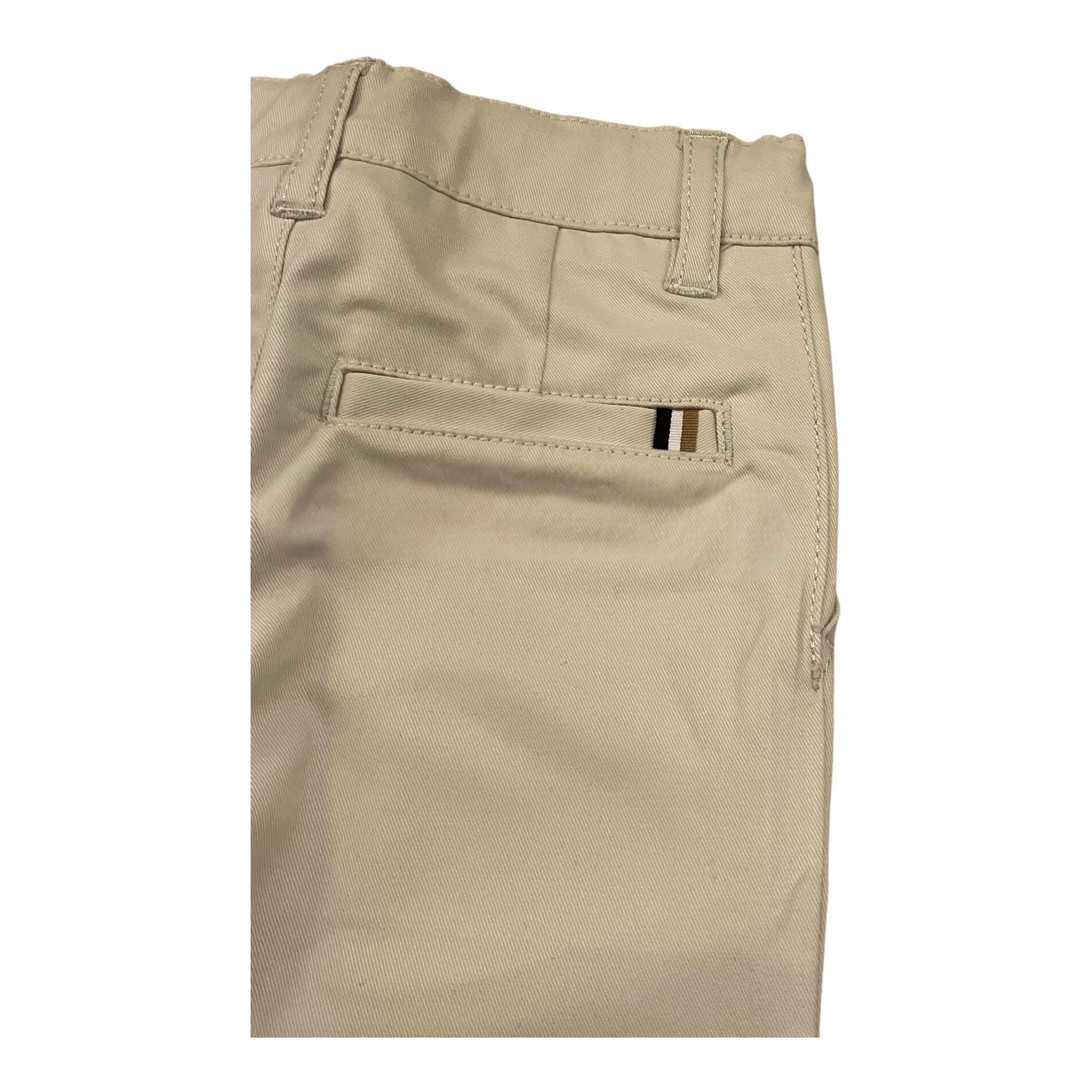 Boss Pantalone Tinta Unita con Girovita Regolabile per Neonato J51978N BEIGE BOSS 