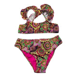 4Giveness Costume 2 Pezzi Fascia-Mutandina Multifantasia Multicolor Per Bambina