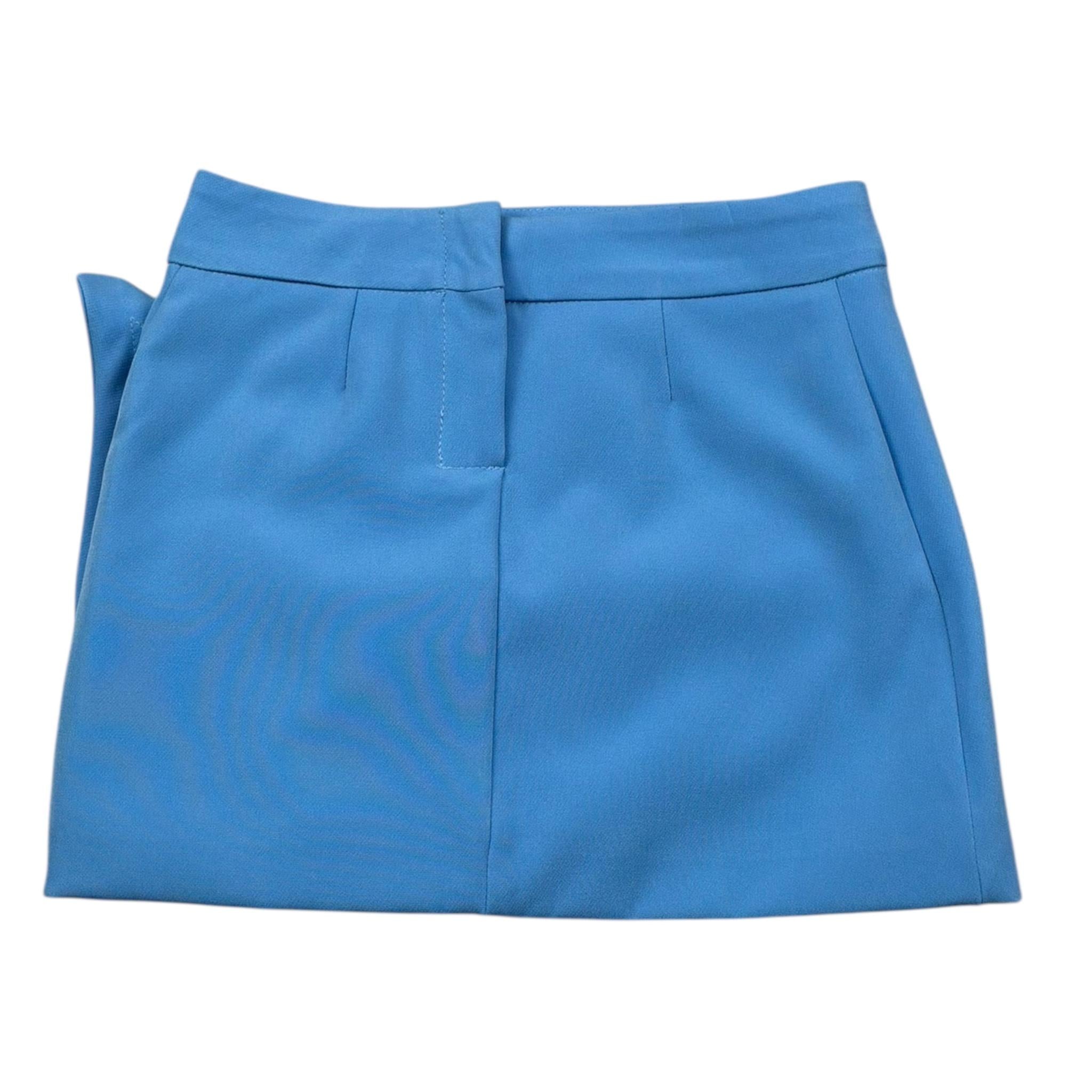 Petit Posh Gonna Tinta Unita con Fiocco per Bambina GFBS25019GOJ AZZURRO PETIT POSH 