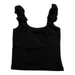Lu Lu By Miss Grant Top tinta unita A Bretelle Nero per Bambina LL3501 NERO LU LU BY MISS GRANT 
