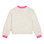 BillIEBLUSH maglia girocollo tinta unita con paillettes Panna per Bambina U20460 PANNA BillIEBLUSH 