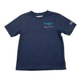 SAINT BARTH t-shirt girocollo tinta unita con stampa Blu per Bambino RAGA BLU SAINT BARTH 