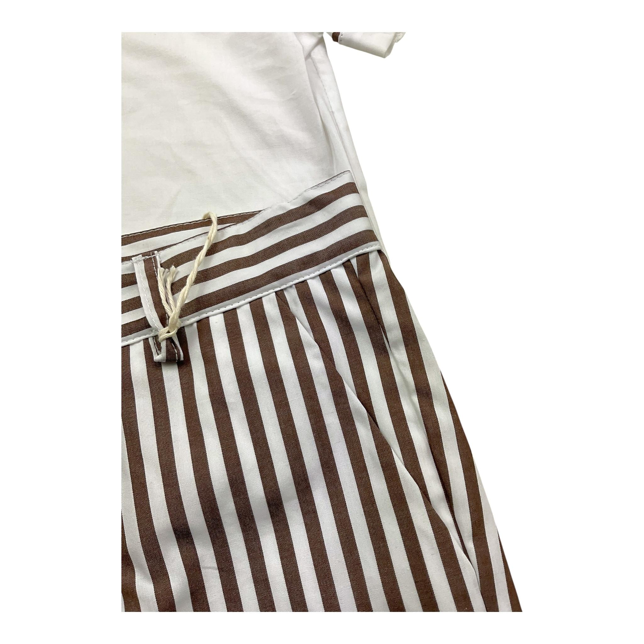 Little Bear Completo 2 Pezzi Camicia-Bermuda per Bambino 8210 BIANCO LITTLE BEAR 