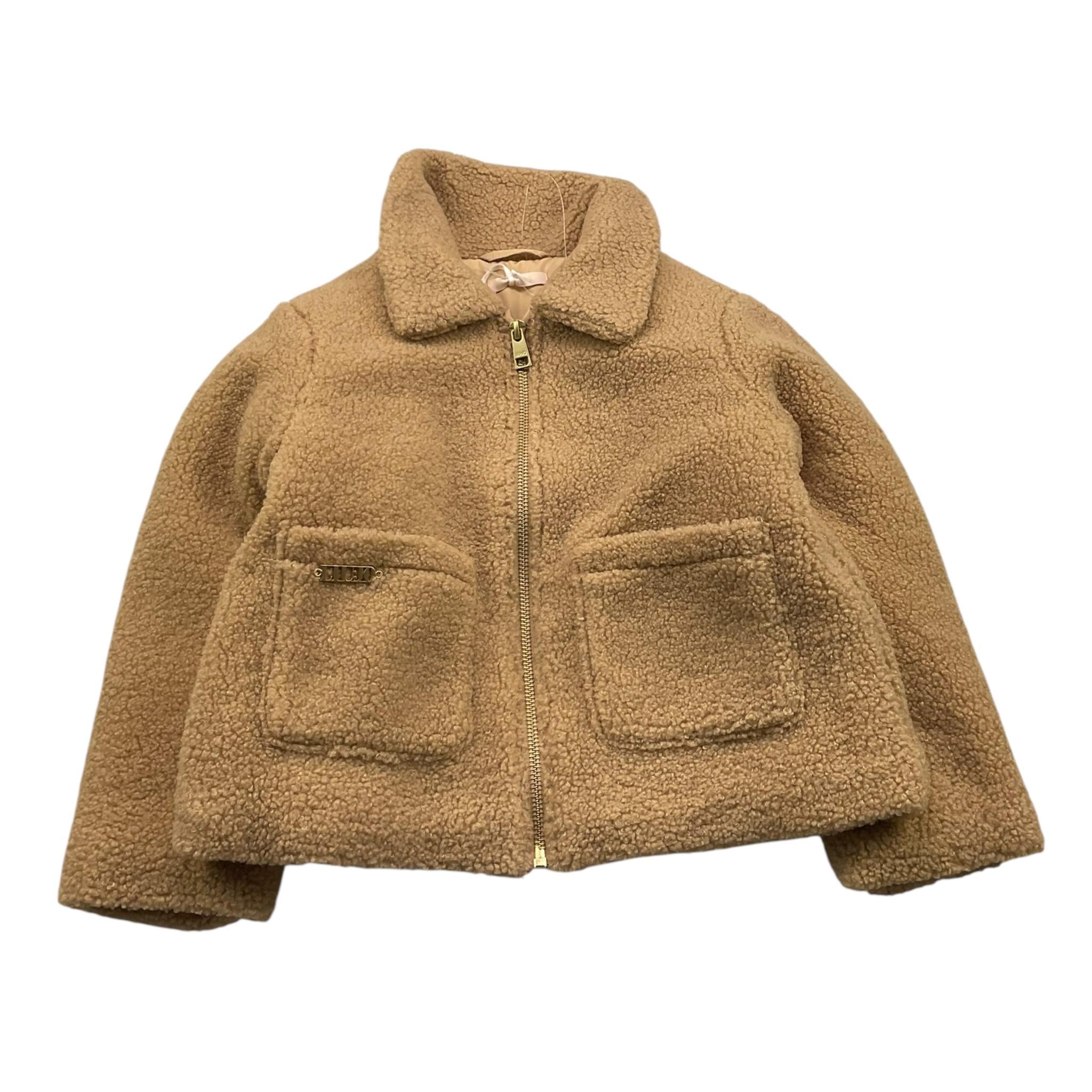 LIU JO giubbino tinta unita modello teddy con zip Beige per Neonata KF4105NX BEIGE LIU JO 