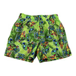 Mousse Costume Modello Bermuda Tinta Unita con Stampa per Bambino NINJASURFCO VERDE MOUSSE 