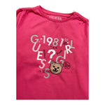 GUESS shirt girocollo tinta unita cn stampa Fuxia per Bambina K4BI05J1314 FUXIA GUESS 
