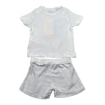 Dsquared2 Completo 2 Pezzi T-Shirt-Bermuda tinta unita Bianco per Neonato DQ2256 BIANCO DSQUARED2 