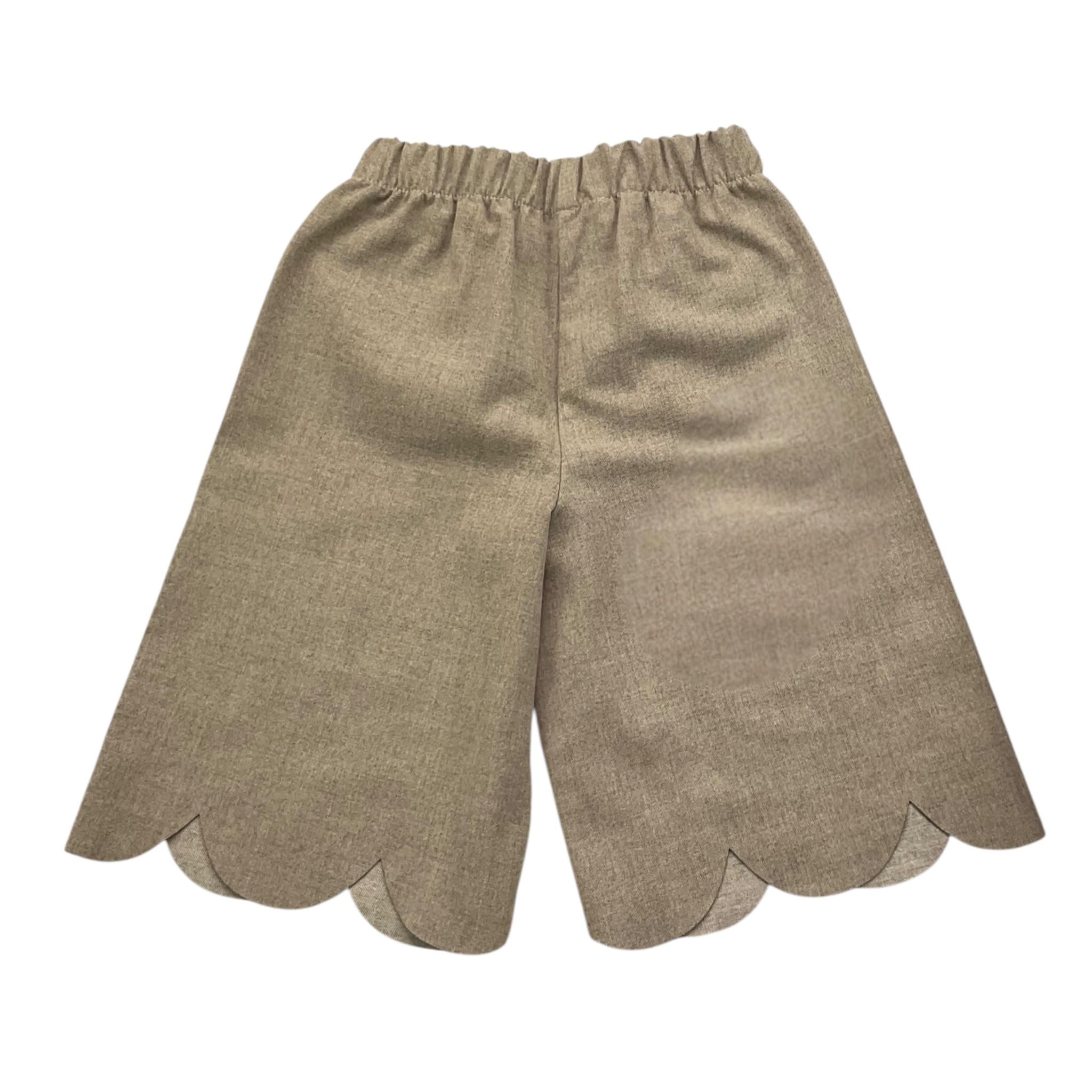 IL GUFO pantalone modello palazzo tinta unita con elastico in vita Beige per Neonata A24PL414W0003XX BEIGE IL GUFO 