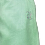 Juicy Couture Pantalone Tinta Unita In Velluto  per Bambina JBX6497 VERDE JUICY COUTURE 