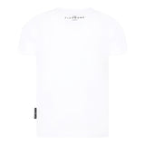 John Richmond T-Shirt Girocollo Tinta Unita con Stampa per Bambino RBP25003TSX BIANCO JOHN RICHMOND 