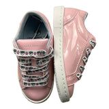 Chiara Ferragni Sneakers Tinta Unita Con Logo Rosa Per Neonata
