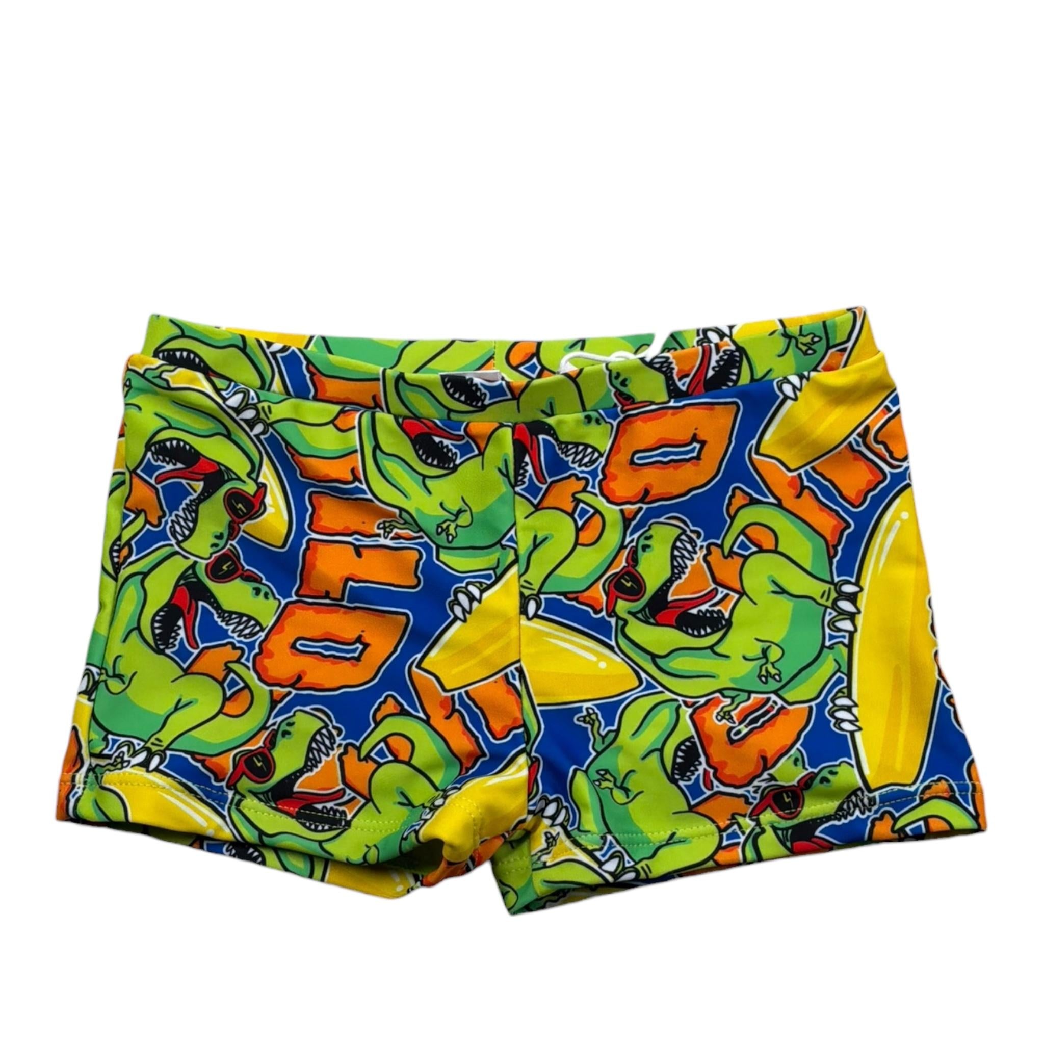 I Do Costume Modello Boxer Tinta Unita con Fantasia per Bambino 4B963 VERDE I DO 