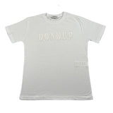 Dondup T-Shirt Girocollo Tinta Unita con Stampa per Bambina DMTS037XX BIANCO DONDUP 