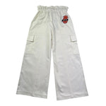 Just Cavalli Pantalone Tinta Unita Modello Palazzo per Bambina JGP26199PA PANNA JUST CAVALLI 