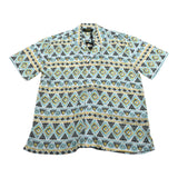 F**K Camicia Tinta Unita Mezza Manica con Fantasia per Bambino FJ25J02CA60X13 BIANCO F**K 