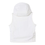 C.P. Company Giubbino Tinta Unita Smanicato con Zip per Bambino CUS00X BIANCO C.P. COMPANY 