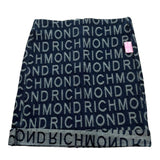 John Richmond Gonna In Denim Tinta Unita Logata per Neonata RGP25121GON BLU JOHN RICHMOND 