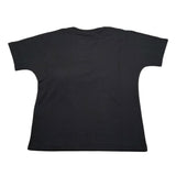 Disclaimer T-Shirt Girocollo tinta unita con Stampa Nero per Bambina 23IDK53962 NERO DISCLAIMER 
