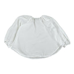 Please Camicia Tinta Unita Manica Lunga per Bambina CC21080G72 BIANCO PLEASE 